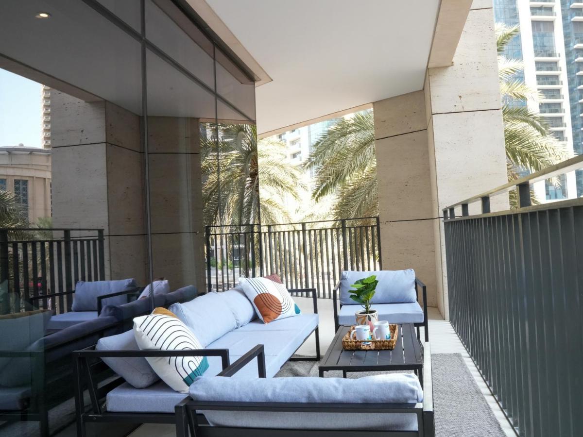 두바이 Higuests - Elegant Apt With Terrace Minutes From Burj Khalifa 아파트 외부 사진